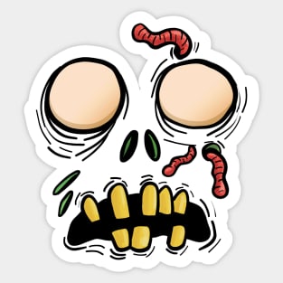 Zombie Face Sticker